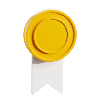 Yellow badge icon