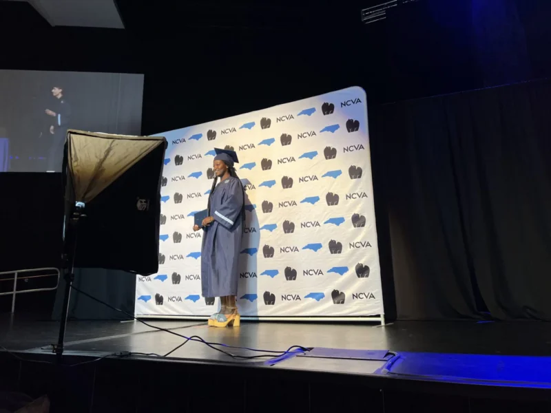 girl in the graduation