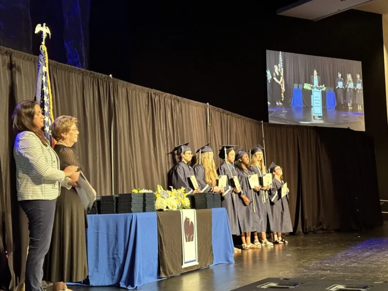 Students in the gradutation