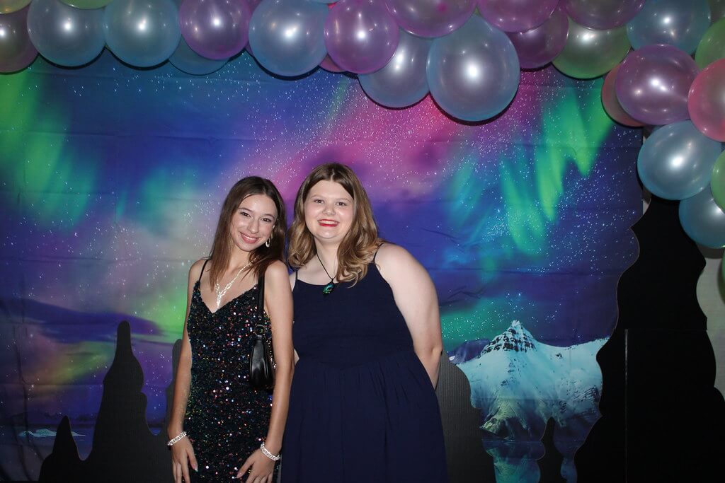 girls with beauty dresses' at the party