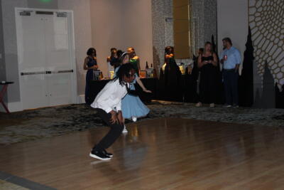 boy dancing at the middle party