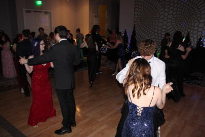 students dancing
