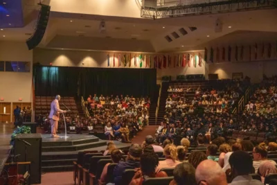 people at the graduation
