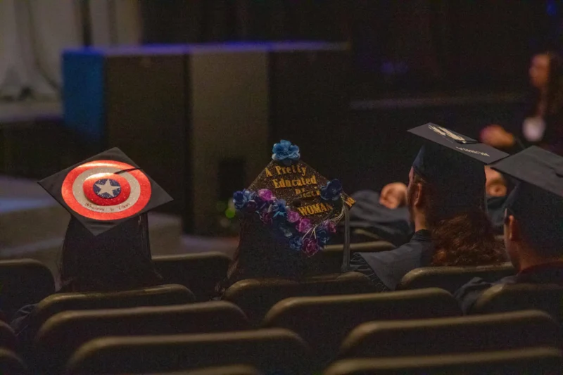 decorated graduation hats