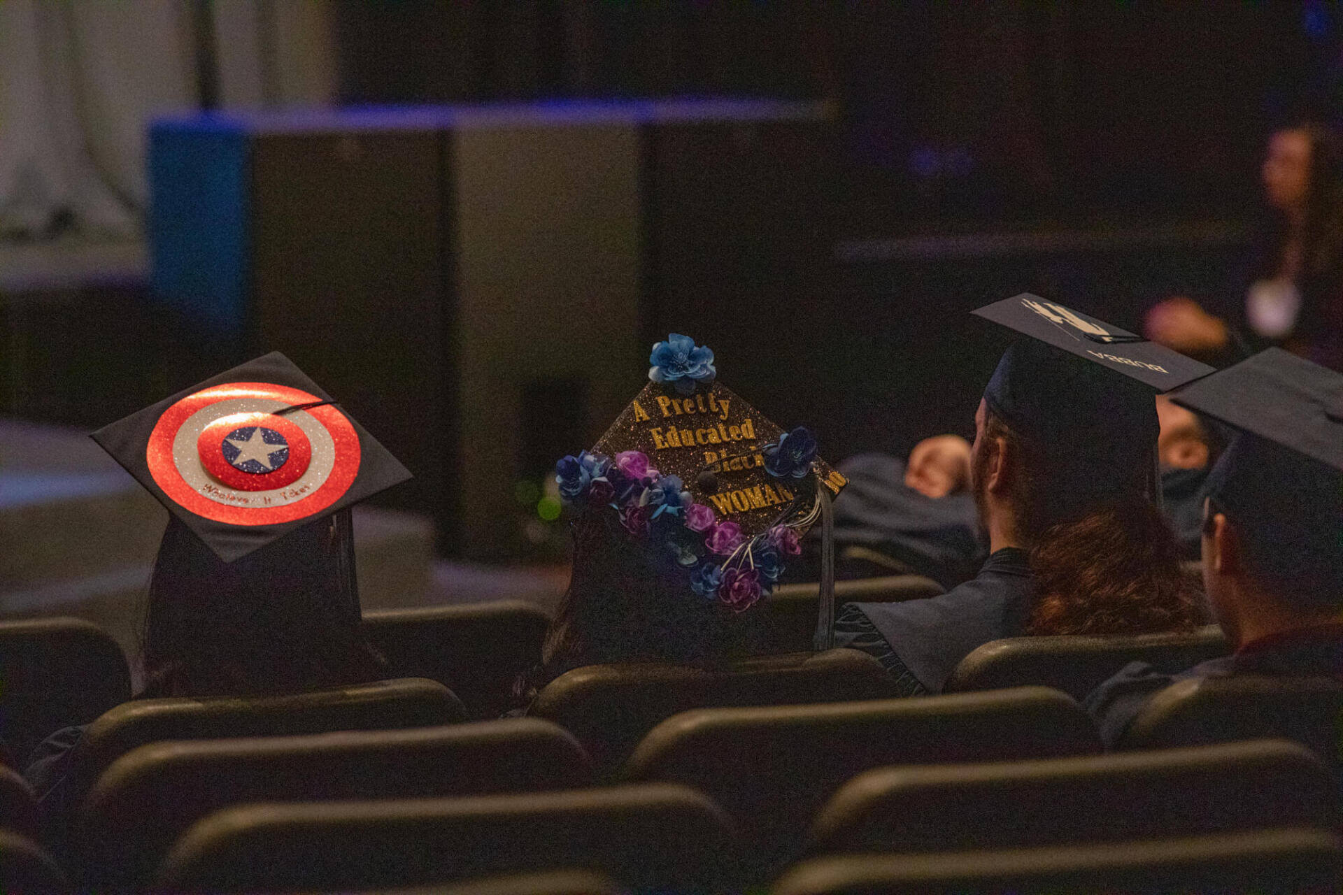 decorated graduation hats