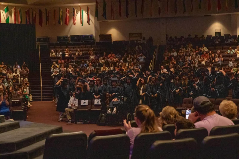 people in the graduation event