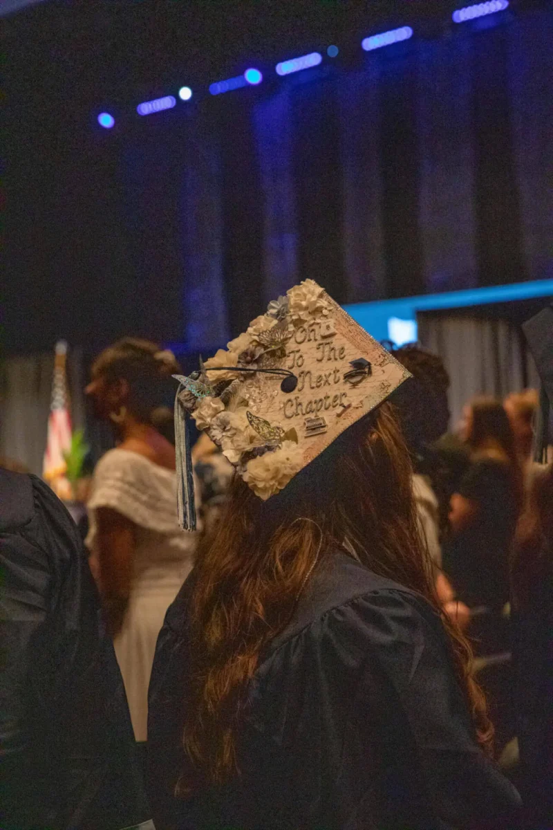 Decorated graduation cap