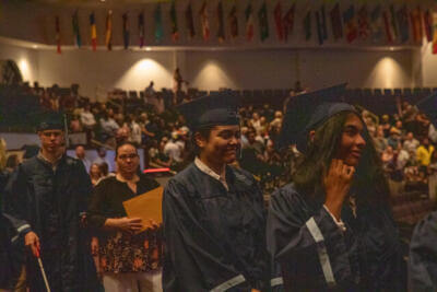 Happy recent graduates